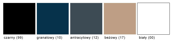 tabela kolorów samson